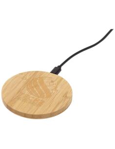 Base de carga inalámbrica de bambú de 15 W N17783421 2