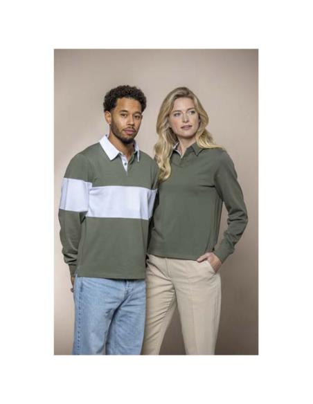 Sudadera tipo polo de rugby unisex N01973283