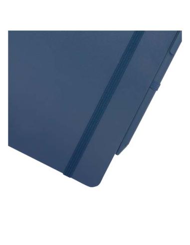 Libreta de tapa dura A5 de plástico procedente del océano con bolígrafo (tinta negra) N15109701