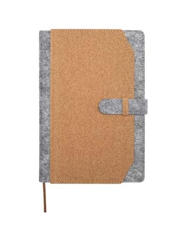 Libreta A5 de corcho y fieltro reciclado N60709701
