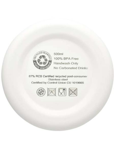 Bidón con aislamiento de cobre de 500 ml de acero inóxidable reciclado con certificado RCS N10897001