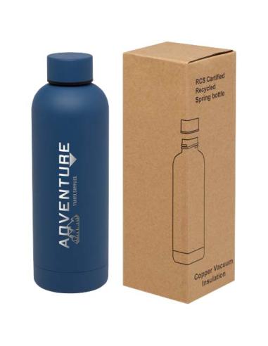 Bidón con aislamiento de cobre de 500 ml de acero inóxidable reciclado con certificado RCS N15897001