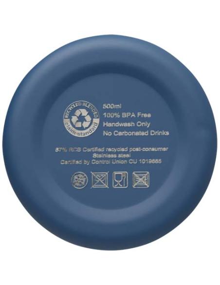 Bidón con aislamiento de cobre de 500 ml de acero inóxidable reciclado con certificado RCS N15897001