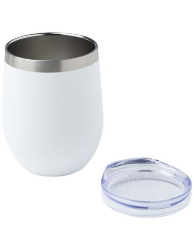 Taza con aislamiento de cobre de 350 ml de acero inóxidable reciclado con certificado RCS N10997001