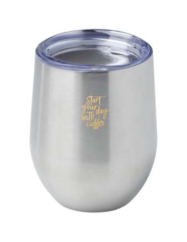 Taza con aislamiento de cobre de 350 ml de acero inóxidable reciclado con certificado RCS N18997001