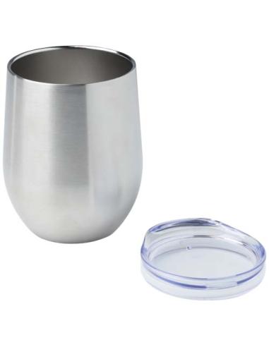 Taza con aislamiento de cobre de 350 ml de acero inóxidable reciclado con certificado RCS N18997001