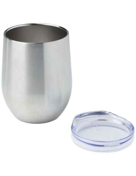 Taza con aislamiento de cobre de 350 ml de acero inóxidable reciclado con certificado RCS N18997001