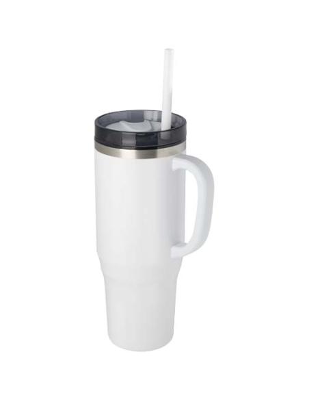 Vaso térmico con pajita de 1200 ml con certificado RCS N10108001