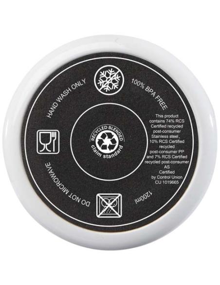 Vaso térmico con pajita de 1200 ml con certificado RCS N10108001