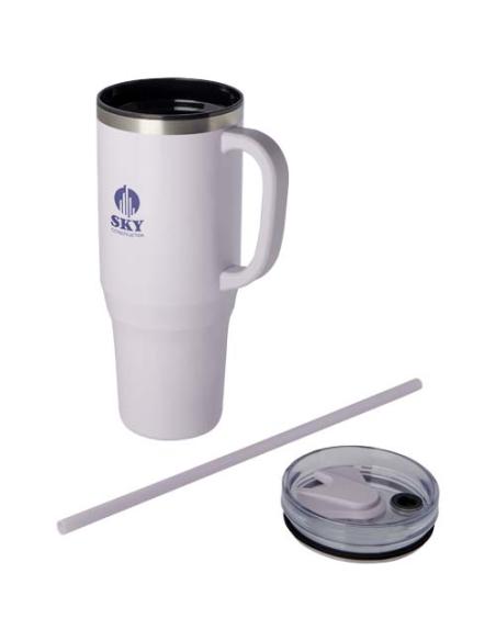 Vaso térmico con pajita de 1200 ml con certificado RCS N73108001