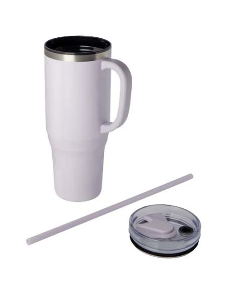 Vaso térmico con pajita de 1200 ml con certificado RCS N73108001