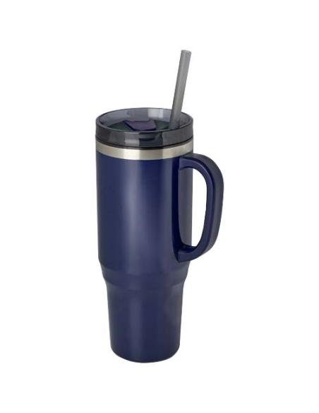 Vaso térmico con pajita de 1200 ml con certificado RCS N55108001