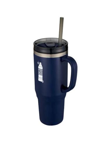 Vaso térmico con pajita de 1200 ml con certificado RCS N55108001
