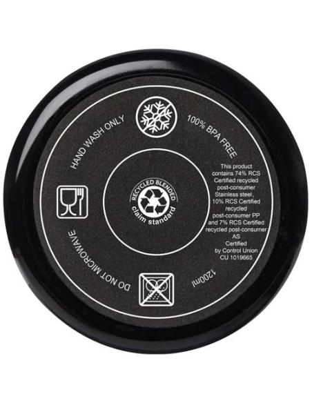 Vaso térmico con pajita de 1200 ml con certificado RCS N09108001