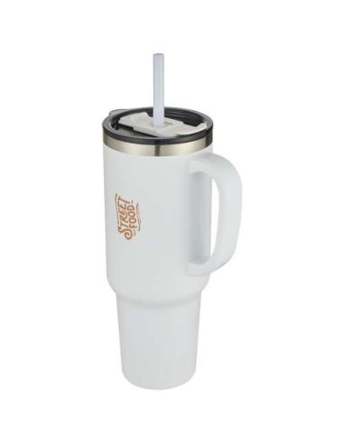 Vaso de cobre de 1200 ml con doble pared, pajita, aislamiento y certificado RCS N10208001