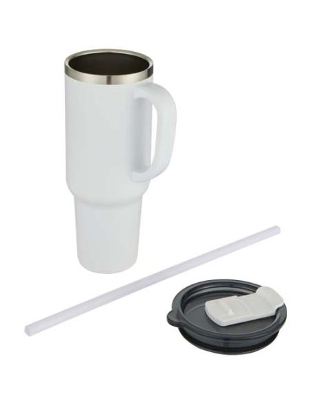 Vaso de cobre de 1200 ml con doble pared, pajita, aislamiento y certificado RCS N10208001