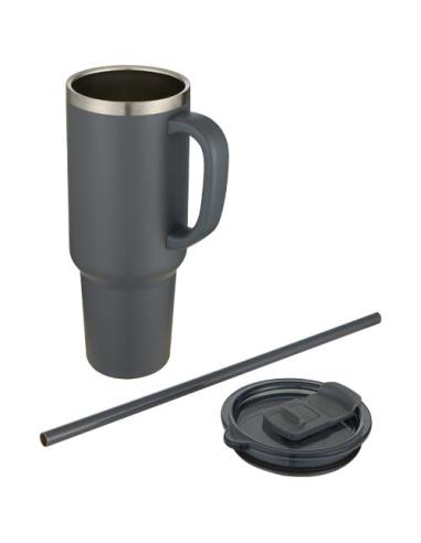 Vaso de cobre de 1200 ml con doble pared, pajita, aislamiento y certificado RCS N28208001