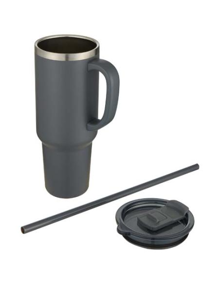 Vaso de cobre de 1200 ml con doble pared, pajita, aislamiento y certificado RCS N28208001