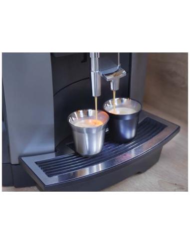 Juego de tazas para espresso de acero inoxidable de 80 ml con certificado RCS N18408001