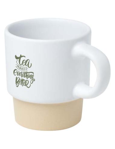 Taza de espresso apilable de 130 ml con fondo de arcilla N10508001