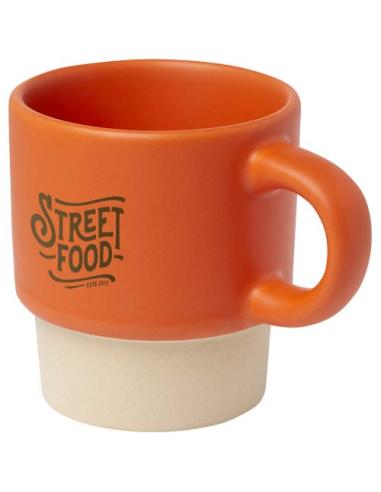 Taza de espresso apilable de 130 ml con fondo de arcilla N13508001