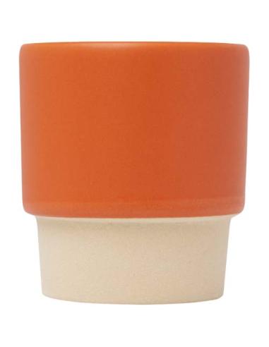 Taza de espresso apilable de 130 ml con fondo de arcilla N13508001