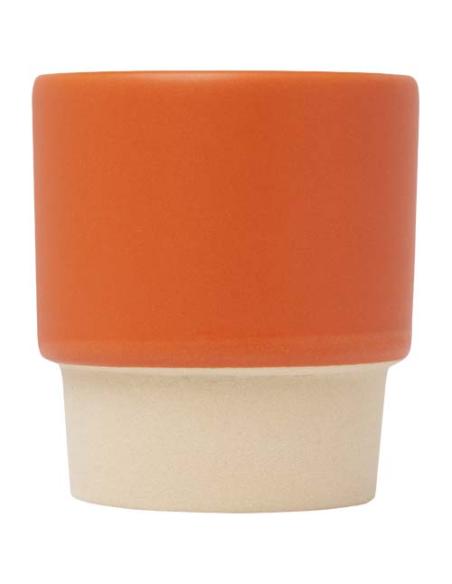 Taza de espresso apilable de 130 ml con fondo de arcilla N13508001