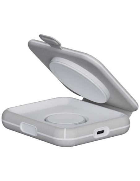 Cargador de viaje inalámbrico 2 en 1 plegable de 15 W N28404421