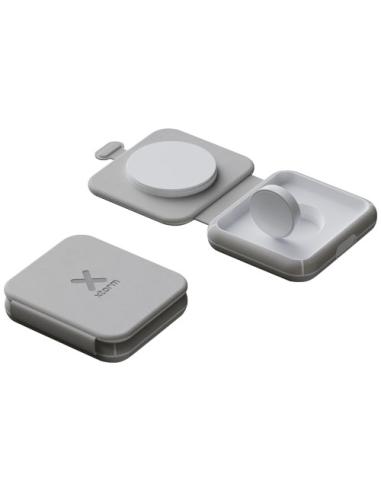 Cargador de viaje inalámbrico 2 en 1 plegable de 15 W N28404421