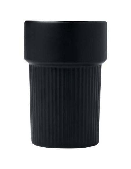 Vaso de 340 ml con funda de bambú N09908001