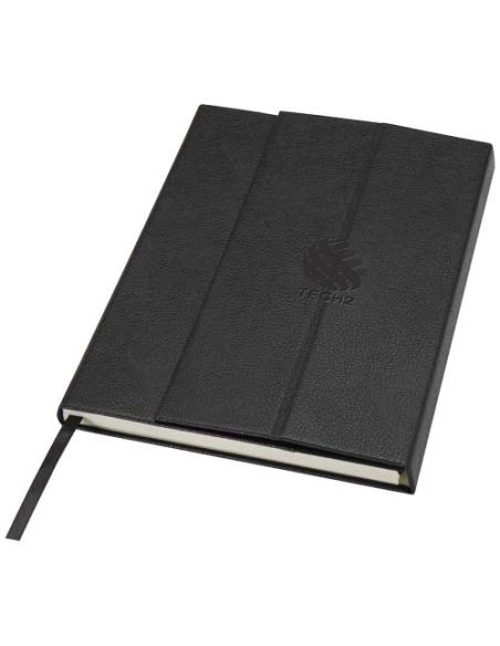 Libreta de tapa dura A5 de cuero regenerado N09029701