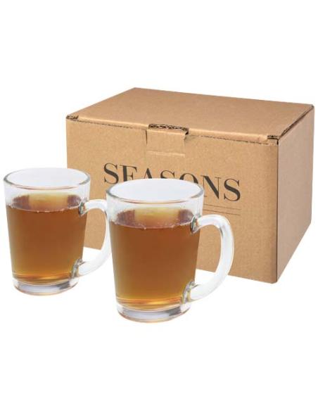 Set de 2 vasos de vidrio para té N10493311