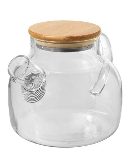 Tetera con filtro y tapa de bambú N10593311