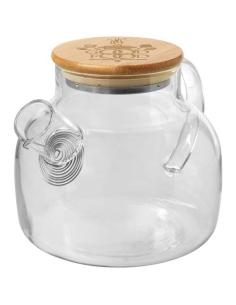 Tetera con filtro y tapa de bambú N10593311 2