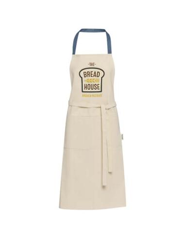 Delantal de algodón reciclado de 200 g/m² N05523311