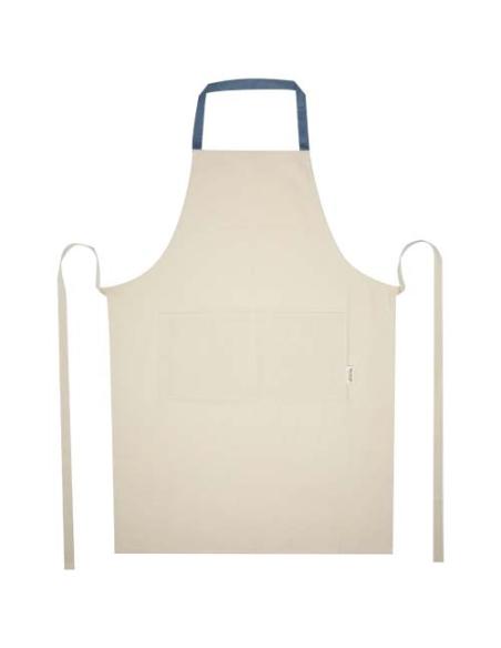 Delantal de algodón reciclado de 200 g/m² N05523311