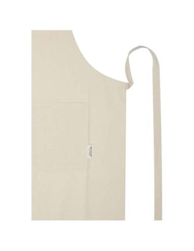 Delantal de algodón reciclado de 200 g/m² N05523311