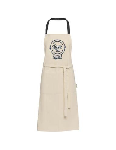 Delantal de algodón reciclado de 200 g/m² N09523311