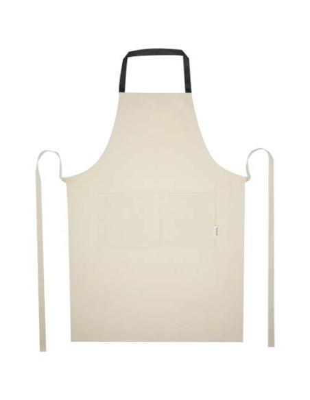 Delantal de algodón reciclado de 200 g/m² N09523311