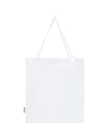 Bolsa Tote con refuerzos de algodón reciclado GRS de 140 g/m² N10337021