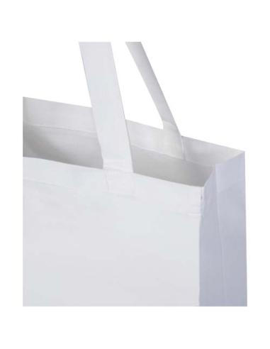 Bolsa Tote con refuerzos de algodón reciclado GRS de 140 g/m² N10337021