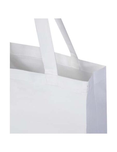 Bolsa Tote con refuerzos de algodón reciclado GRS de 140 g/m² N10337021