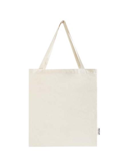 Bolsa Tote con refuerzos de algodón reciclado GRS de 140 g/m² N60337021