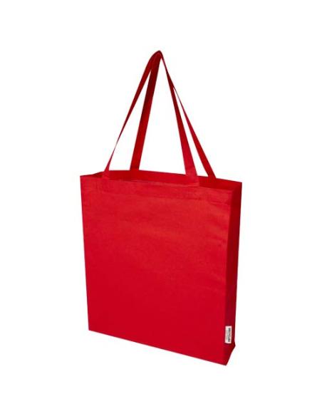 Bolsa Tote con refuerzos de algodón reciclado GRS de 140 g/m² N12337021