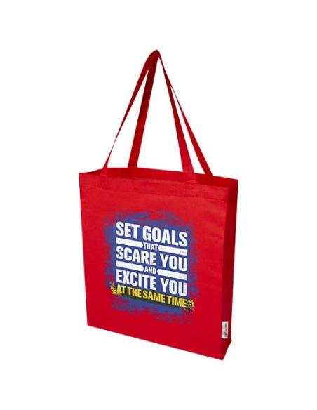 Bolsa Tote con refuerzos de algodón reciclado GRS de 140 g/m² N12337021