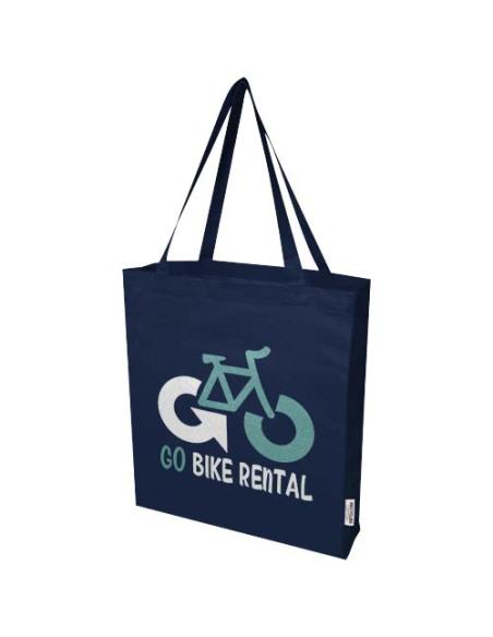 Bolsa Tote con refuerzos de algodón reciclado GRS de 140 g/m² N55337021