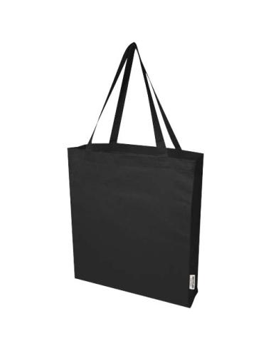 Bolsa Tote con refuerzos de algodón reciclado GRS de 140 g/m² N09337021