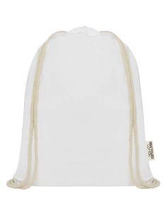 Bolsa con cordón de algodón reciclado GRS de 140 g/m² N10537021 2