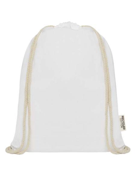 Bolsa con cordón de algodón reciclado GRS de 140 g/m² N10537021