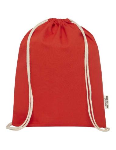 Bolsa con cordón de algodón reciclado GRS de 140 g/m² N12537021